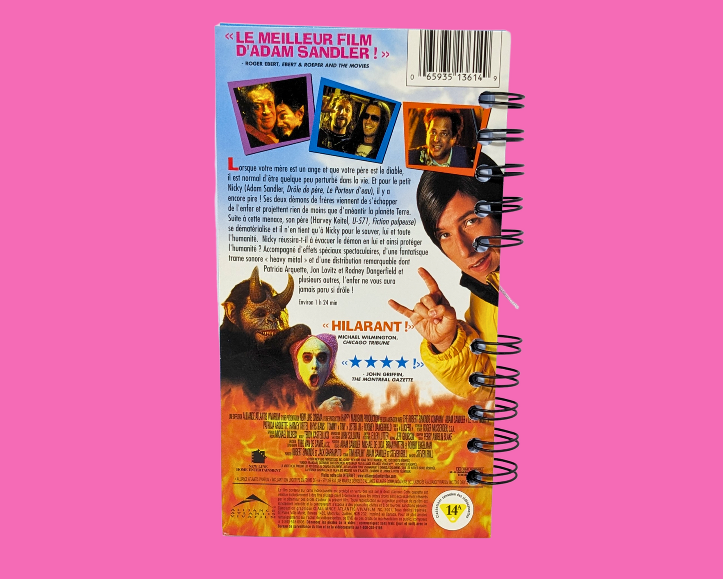 Little Nicky VHS Movie Notebook