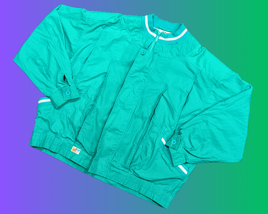 Vintage 1990's Ispo By Alto Green Jacket Size L