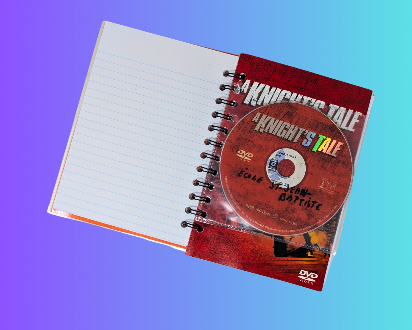 A Knight's Tale DVD Movie Notebook