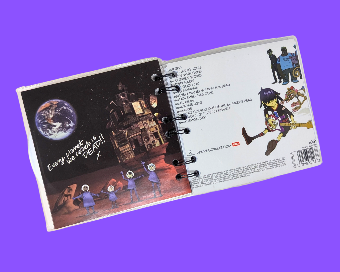Gorillaz, Demon Days CD Notebook