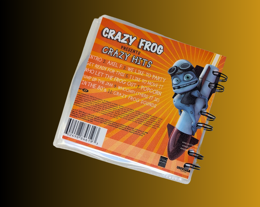 Crazy Frog présente le carnet CD Crazy Hits
