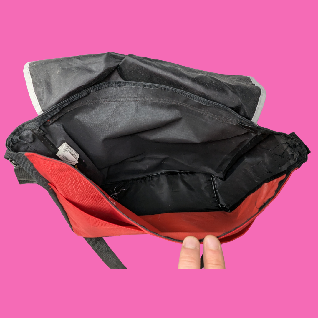 Y2K Les Têtes à Claques ''Tonight is the Night'' Johnny Boy Messenger Bag