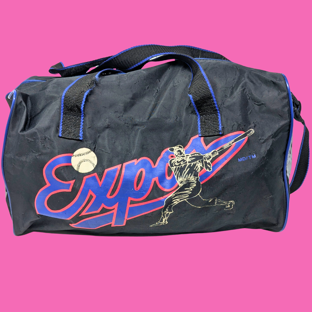Vintage 1990's The Montreal Expos Sports Bag