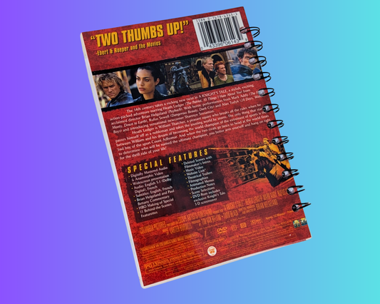 A Knight's Tale DVD Movie Notebook