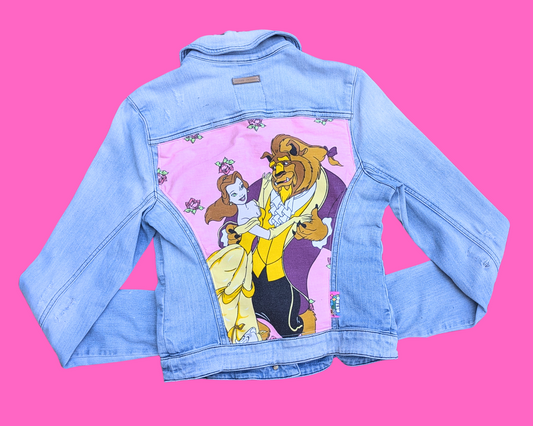 Handmade, Upcycled Beauty and the Beast Jacket Size S
