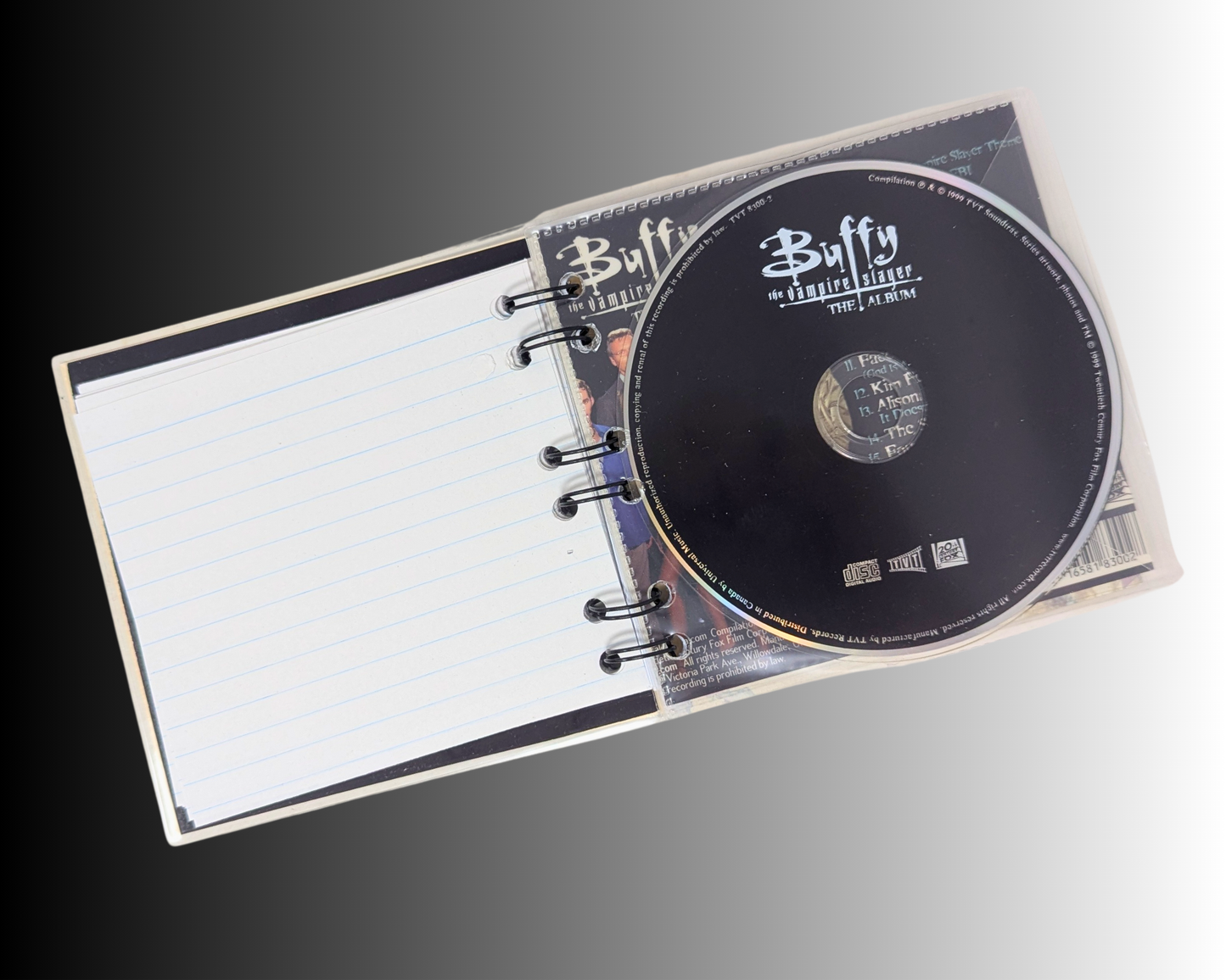 Buffy The Vampire Slayer The Album CD Notebook