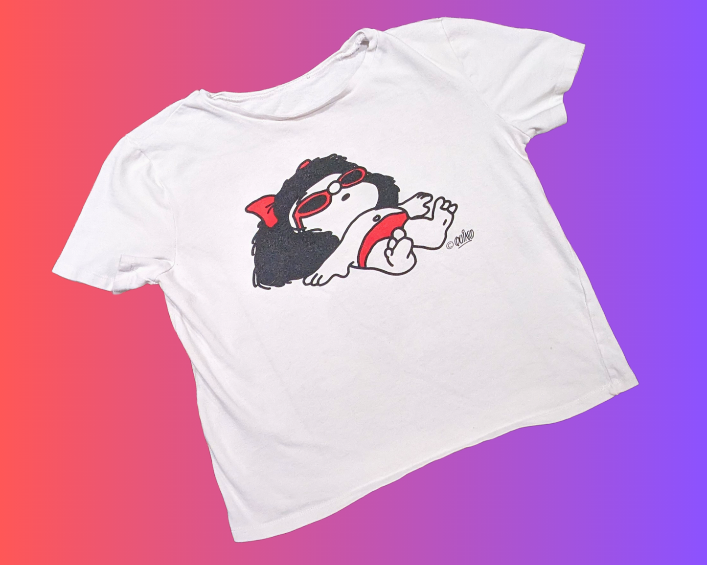 Vintage 1990's Mafalda T-Shirt Size S