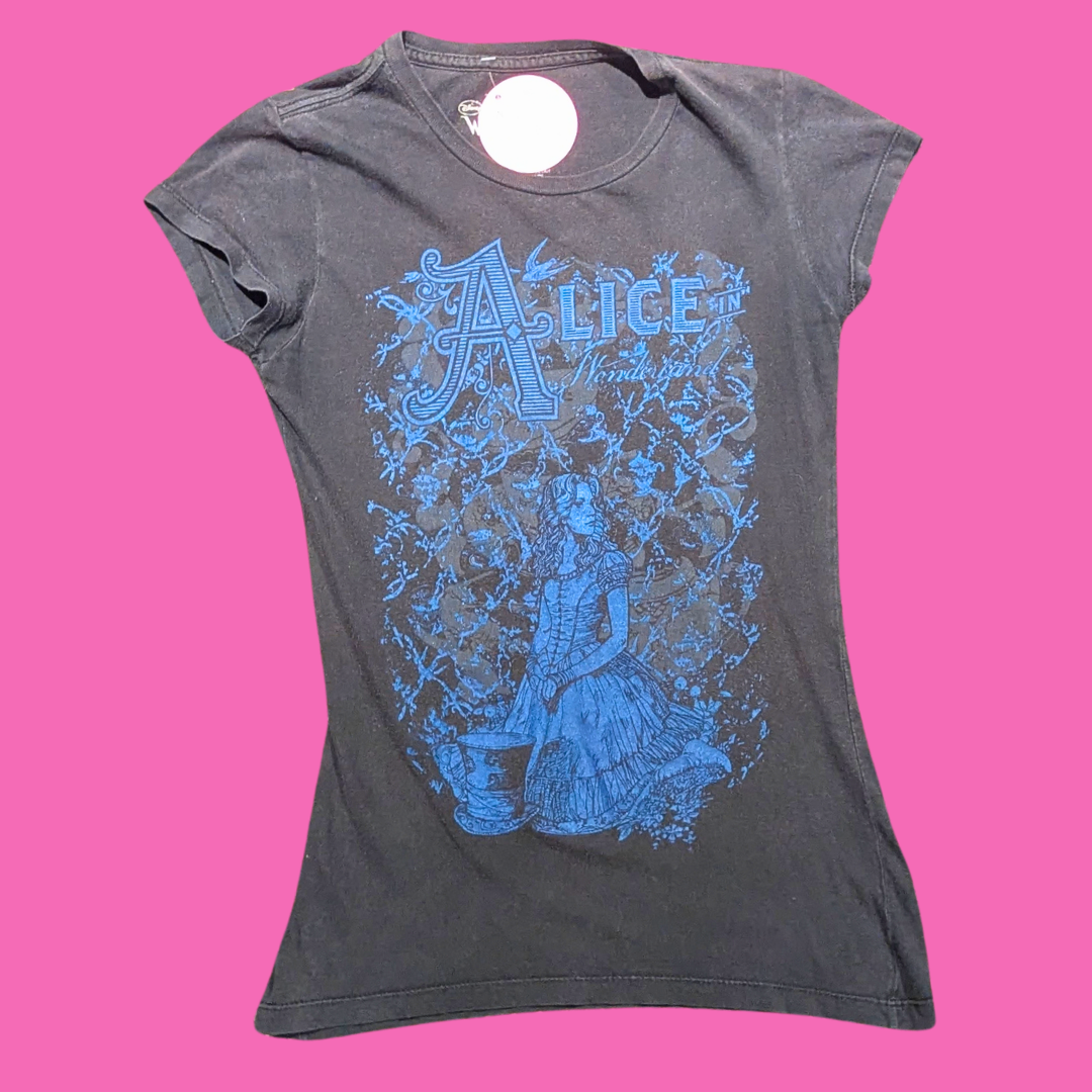 Alice in Wonderland T-Shirt Size S for Women