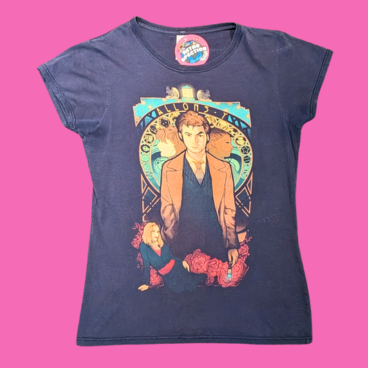 ''Allons-y!'' The Tenth Doctor, Doctor Who T-Shirt Size S