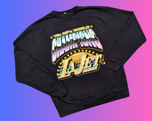 Y2K Champions LA Jet Society Crewneck Size M