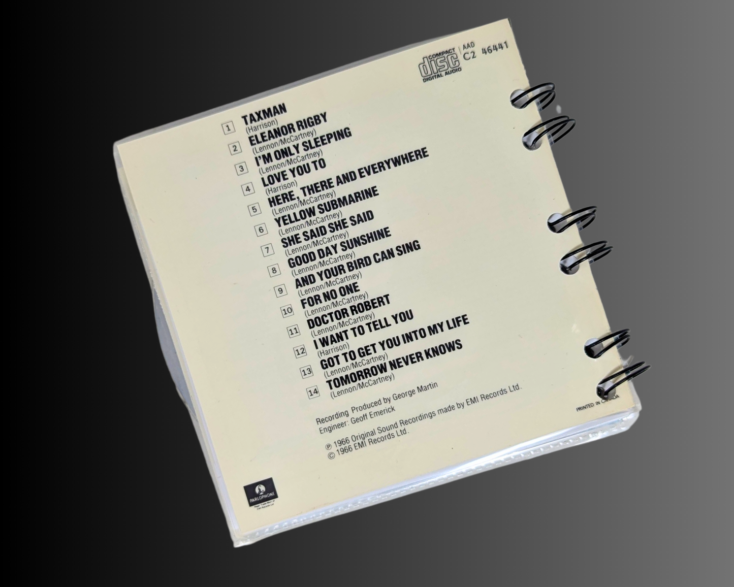 Carnet CD The Beatles, Revolver