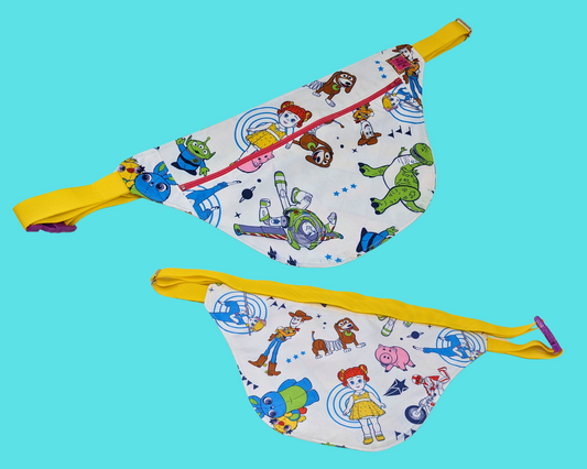 Sac banane Toy Story fait main et recyclé