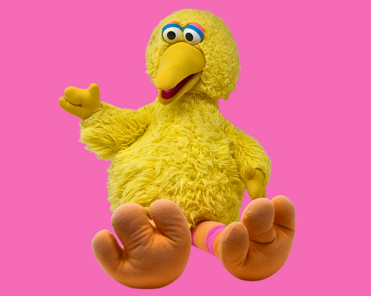 Vintage 1990's Huge Big Bird Plushie