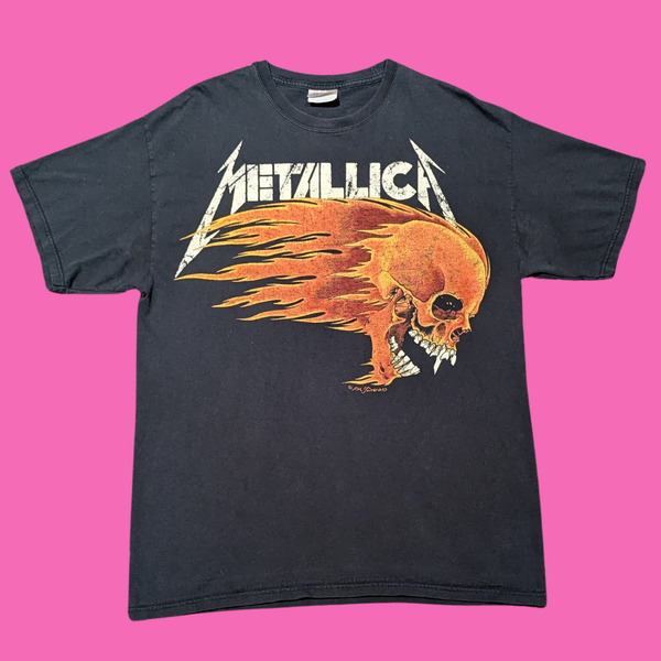 Y2K Copy Summer Sh*t '94 Metallica ''Poshead Illustration'' T-Shirt Size L