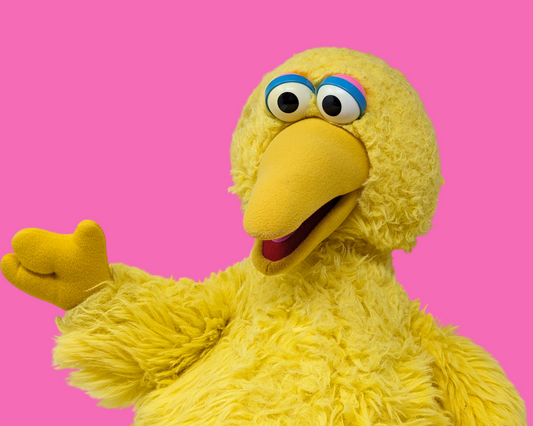 Vintage 1990's Huge Big Bird Plushie