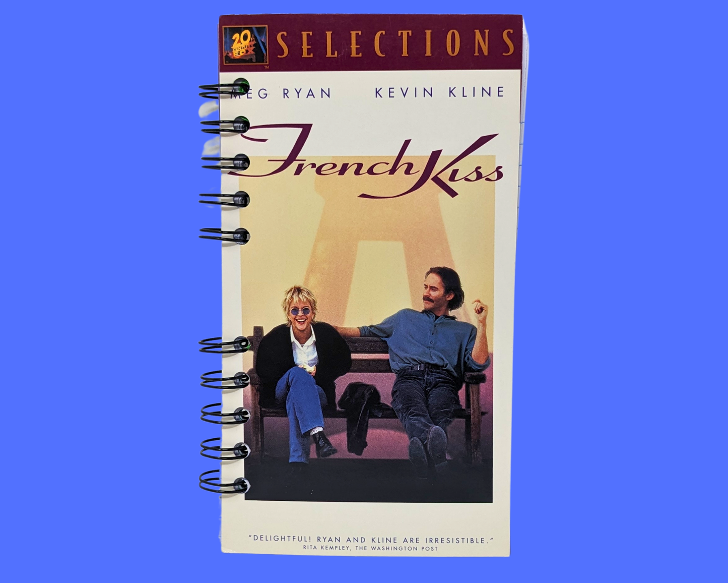 French Kiss VHS Movie Notebook