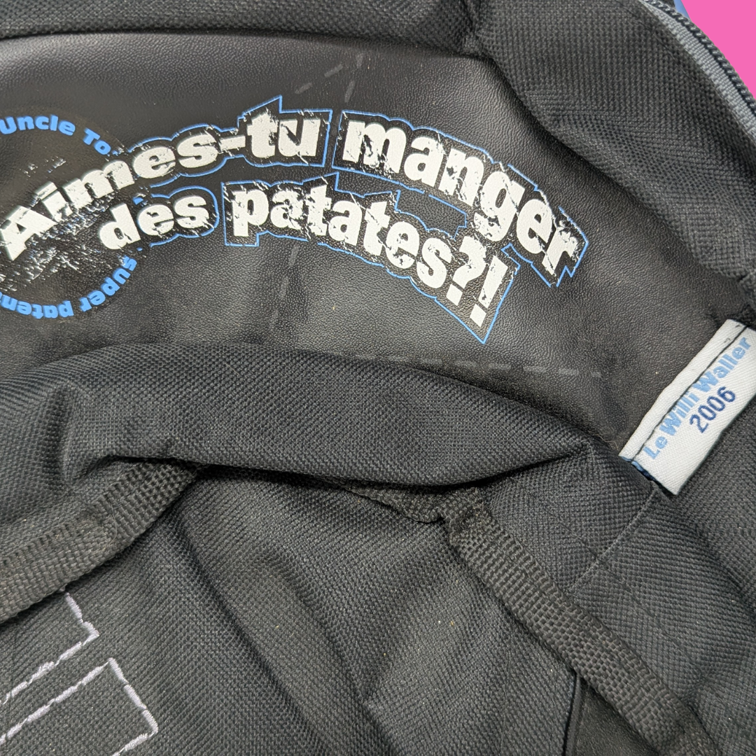 Y2K 2006 Les Têtes à Claques Le Willi Waller 2006 Backpack *New with Tags*