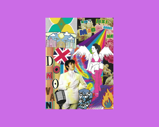 Print of Handmade Collage of Donovan