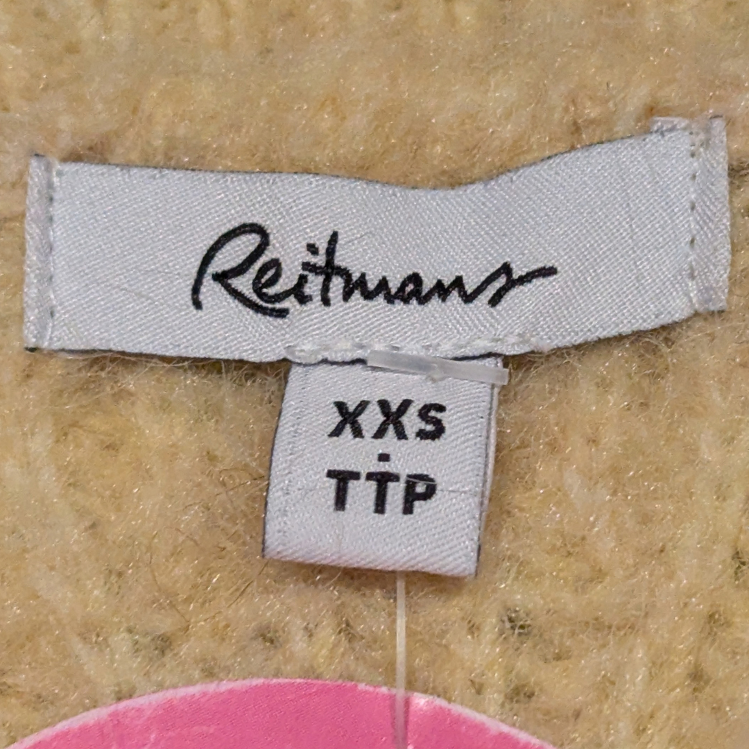 Yellow Synthetics Sweater Size XXS