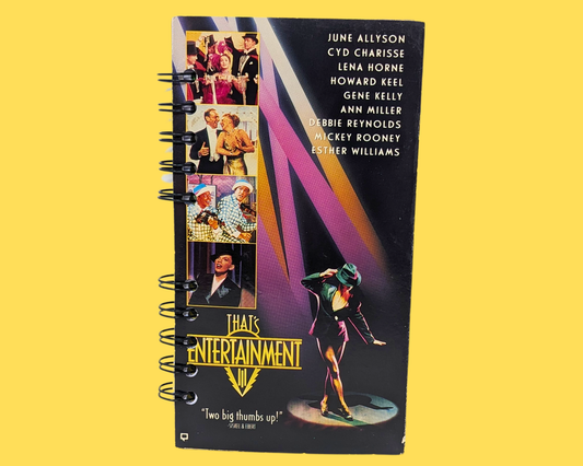That's Entertainment VHS Movie Notebook