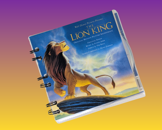 The Lion King Soundtrack CD Notebook