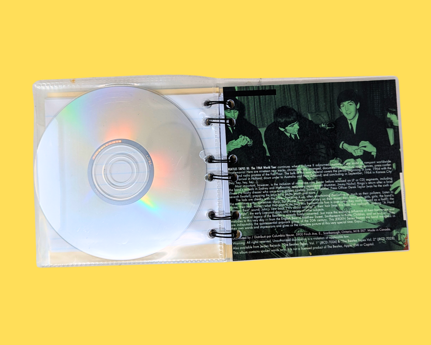 Beatles Tapes III, The 1964 World Tour CD Notebook