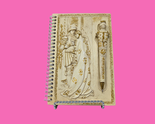 Vintage 1990's Brand New Medieval Notebook with Pen