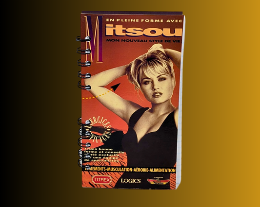 En Plein Forme avec Mitsou VHS Movie Notebook