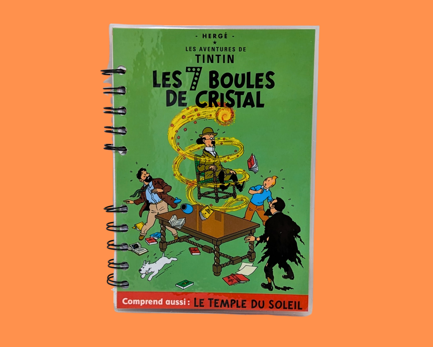 Tintin, Les 7 Boules de Cristal DVD Movie Notebook