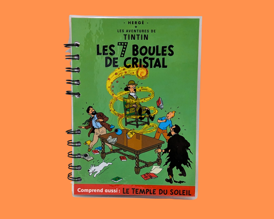 Tintin, Les 7 Boules de Cristal DVD Movie Notebook