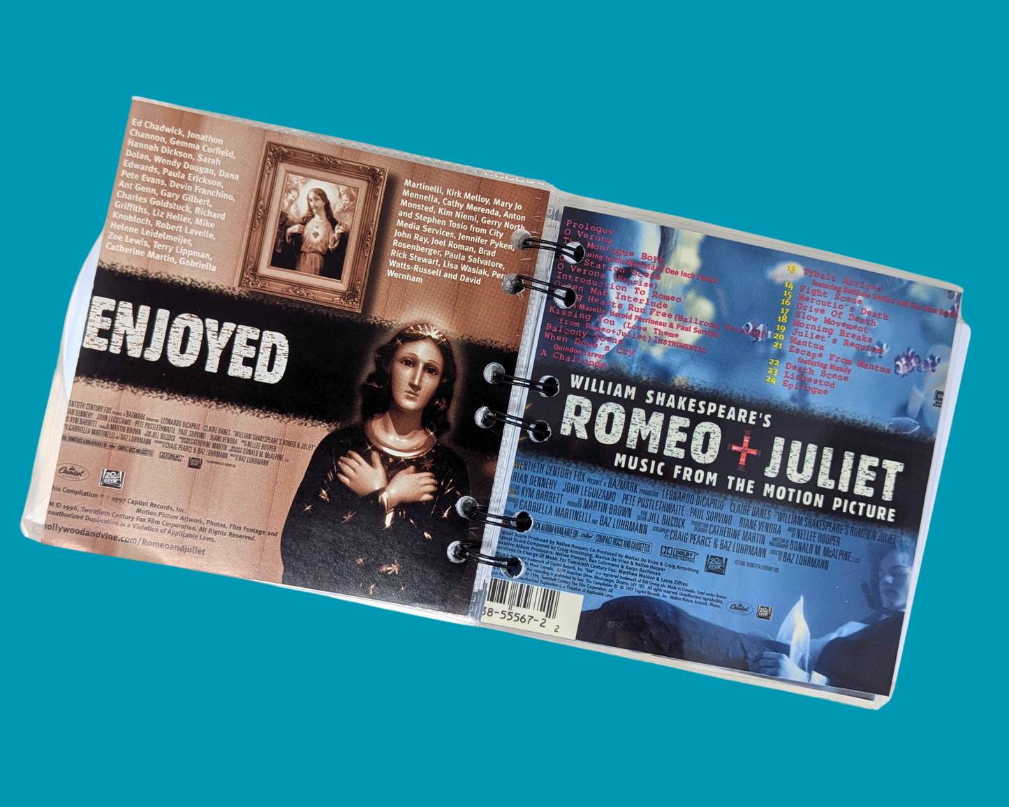 Romeo + Juliet Soundtrack Volume 2 CD Notebook