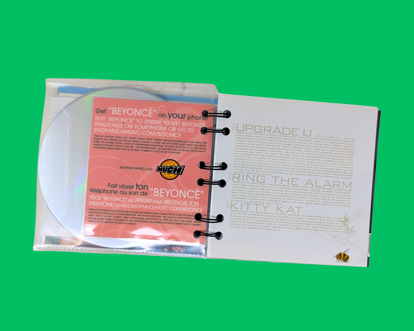 Beyoncé, B'Day CD Notebook