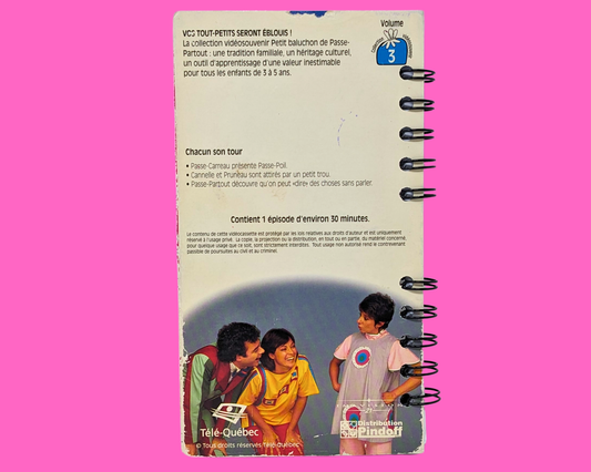 Passe Partout VHS Movie Notebook