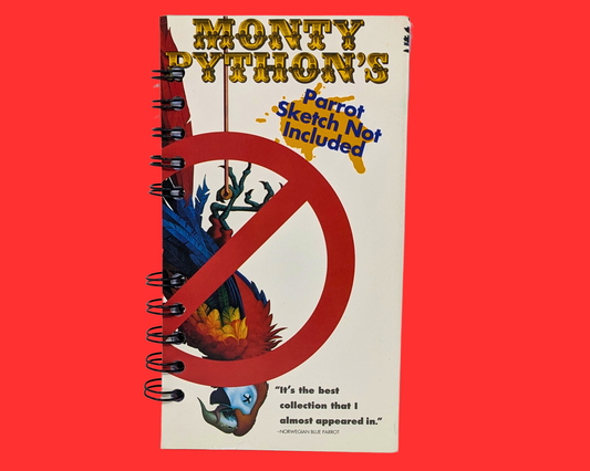 Monty Python's Parrot Sketch Not Included VHS Movie Notebook