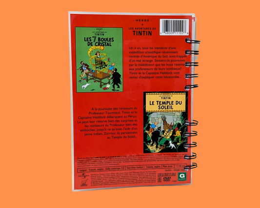 Tintin, Les 7 Boules de Cristal DVD Movie Notebook
