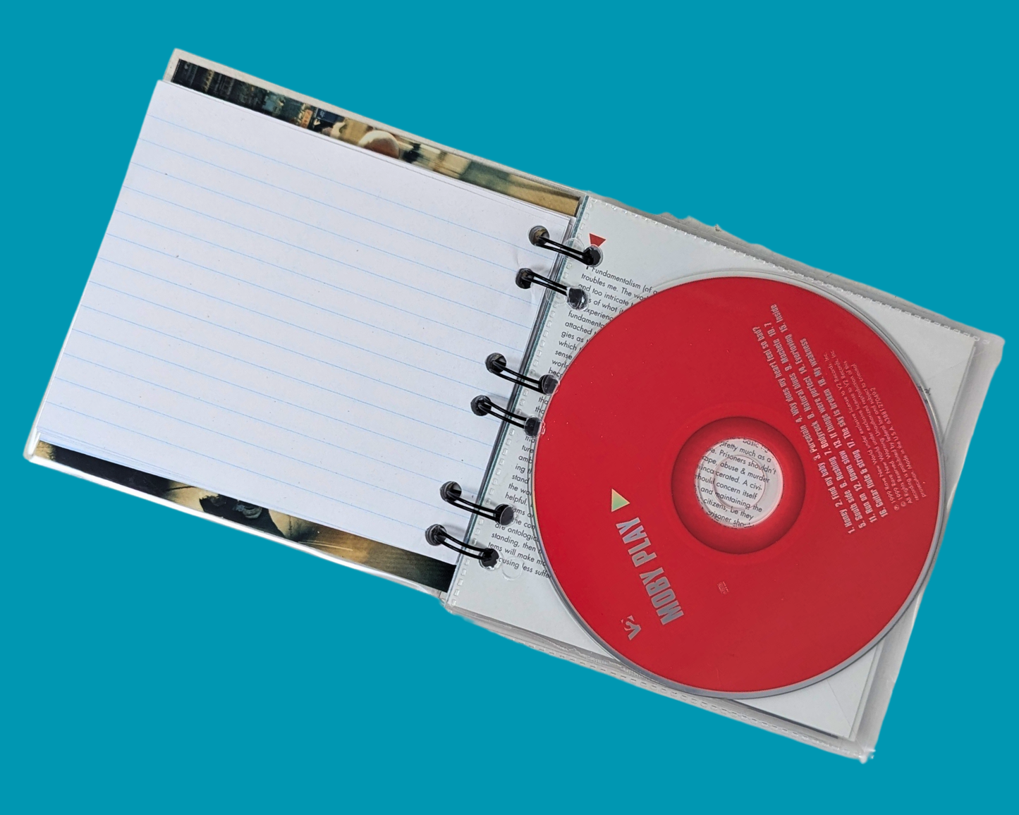 Moby, Play CD Notebook