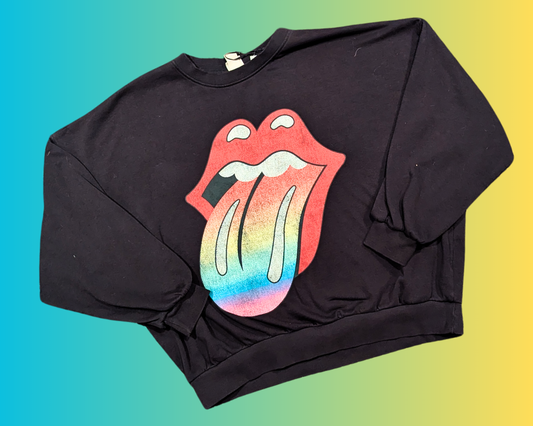 Pull ras du cou Y2K The Rolling Stones taille M