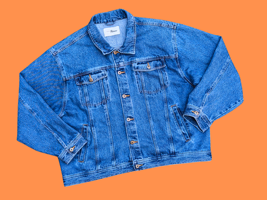 Handmade, Upcycled Friends Jacket Size XXL