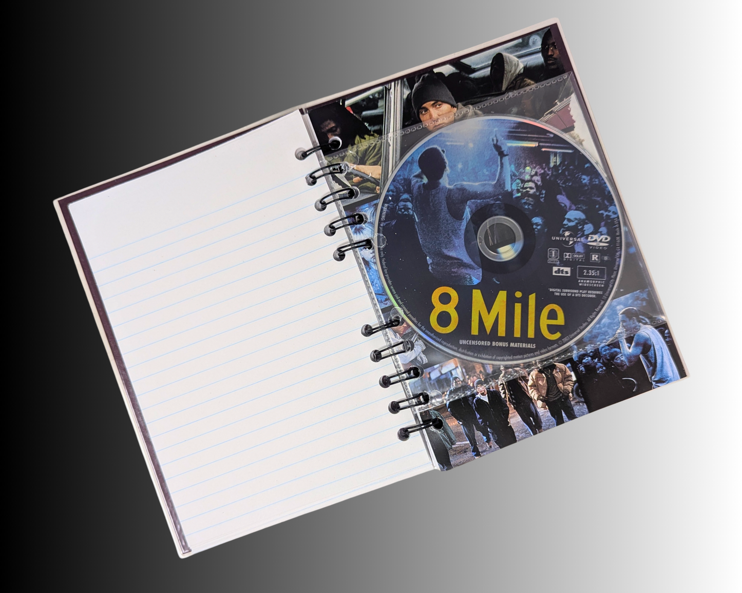 Carnet de notes du film DVD 8 Mile