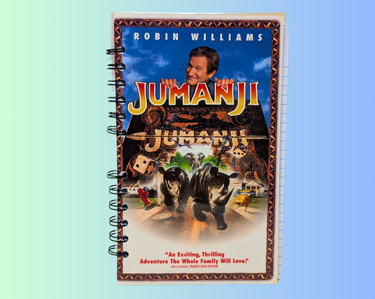 Cahier de film Jumanji VHS
