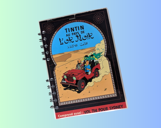 Tintin Au Pays de L'Or Noir DVD Movie Notebook