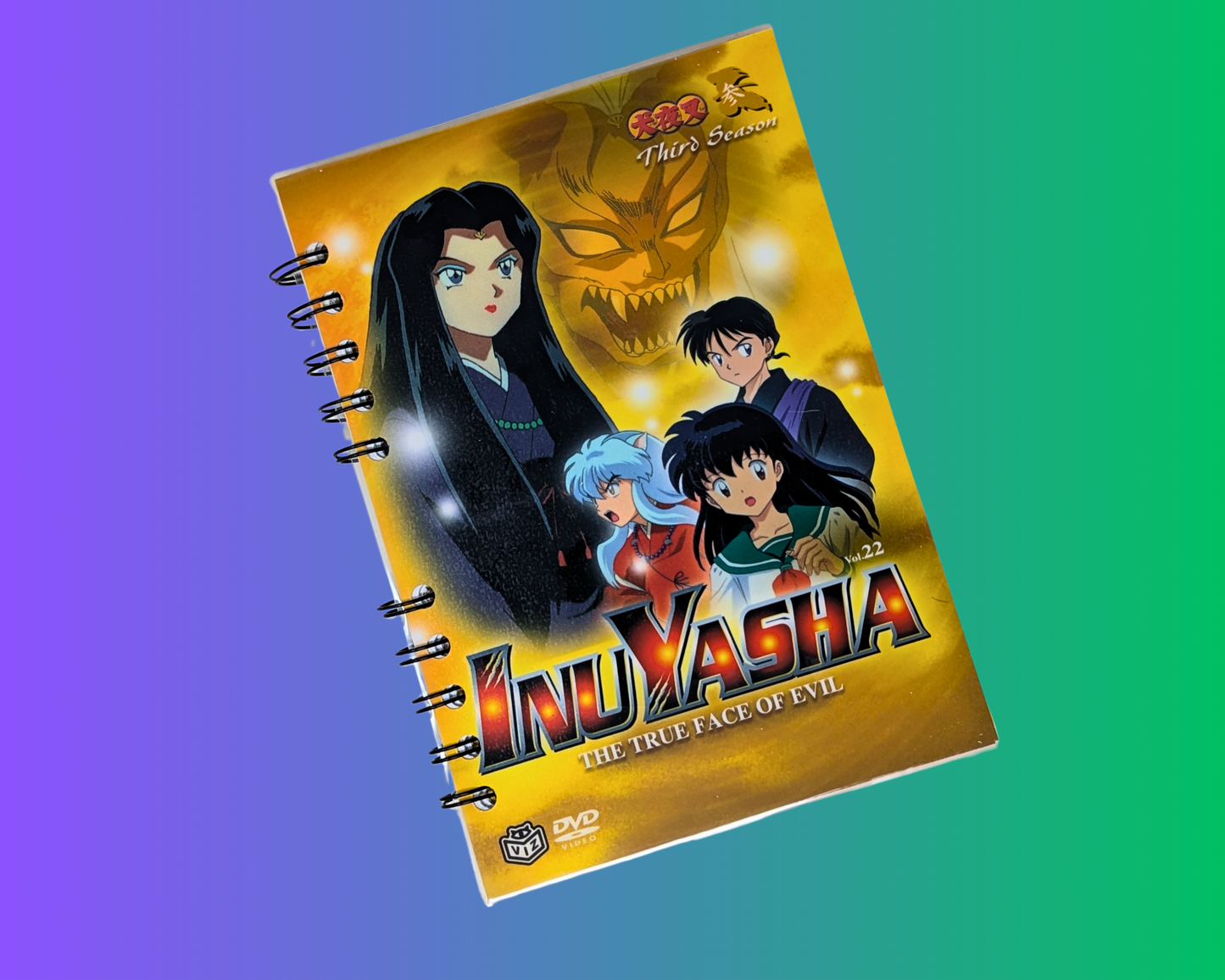 Inu Yasha Third Season Vol. 22 DVD Movie Notebook DVD