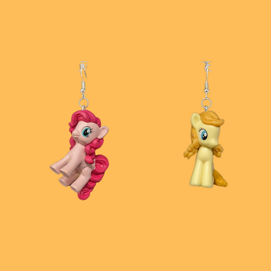 Handmade, Upcycled My Little Pony Earrings
