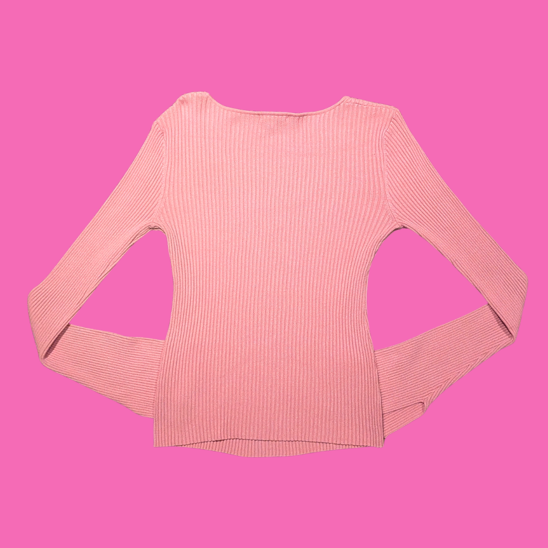 H&M Pink Long Sleeves Maternity Shirt Size S