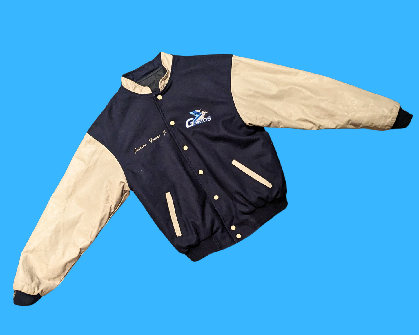 Y2K Centro Universitario Mexico Varsity Jacket Size L