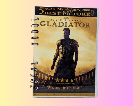 Gladiator DVD Movie Notebook