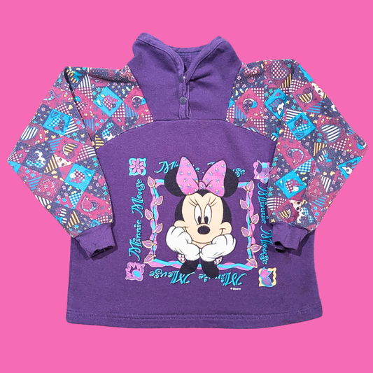 Vintage 1990's Official Mickey's Stuff For Kids Sweater Size 6 Years Old