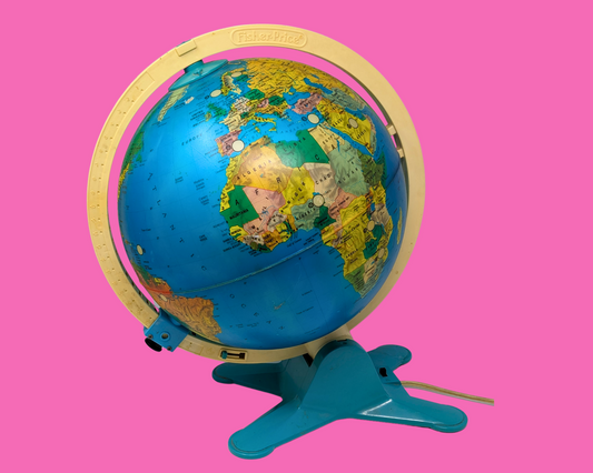 Lampe Globe Fisher Price vintage des années 1980