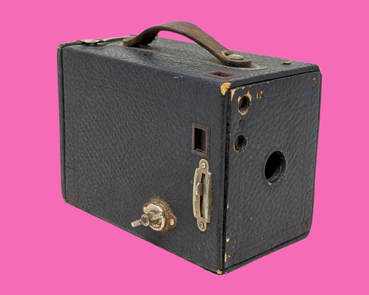 Vintage 1930's Old Antique No. 3 Brownie Box Camera Black Color