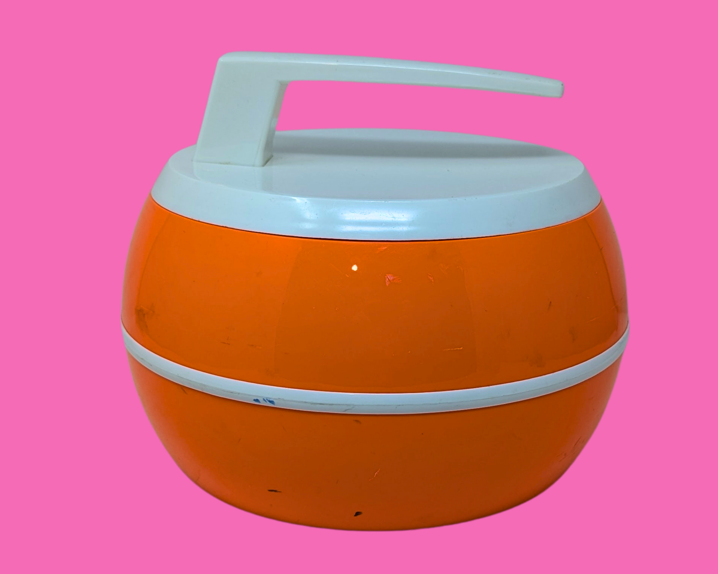 Vintage 1970's Curling Stone Ice Bucket